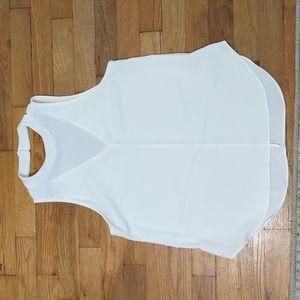 Nymphe cream high neck tank blouse